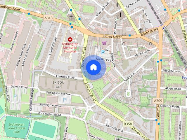 Apartment for rent in Hampton Hill, Greater London