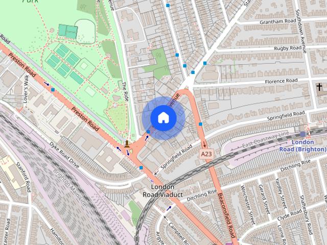 Apartment for rent in Round Hill, Brighton & Hove