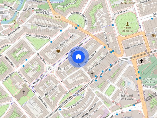 Townhouse for rent in Haymarket, Scotland