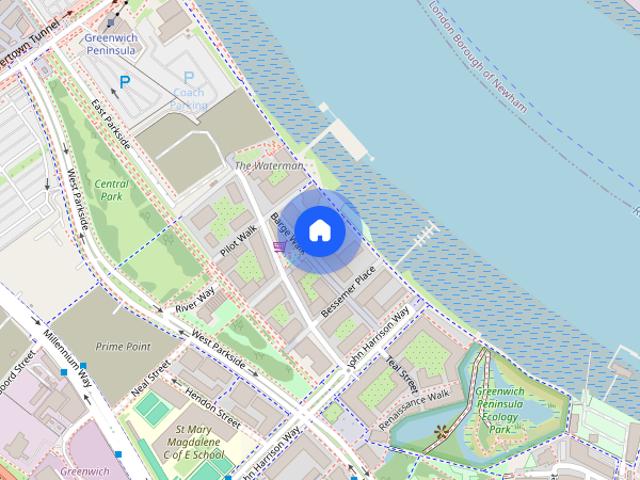 Apartment for rent in Greenwich Peninsula, Greater London