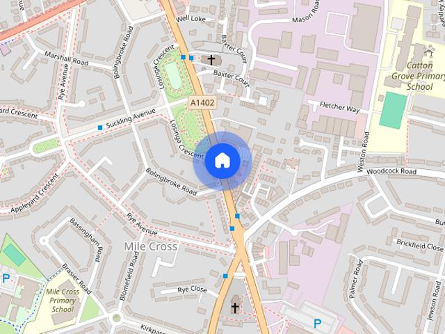 Apartment for rent in Mile Cross, East Bank