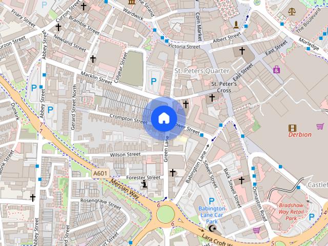 Apartment for rent in St. Peters Quarter, Derby