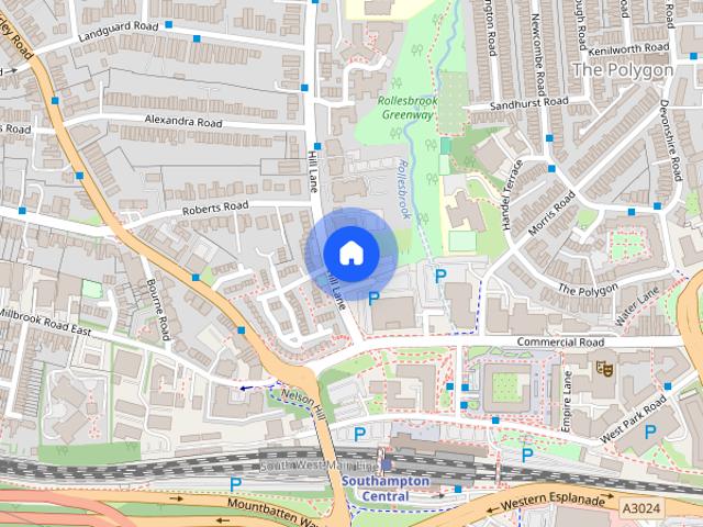 Apartment for rent in The Polygon, City Of Southampton