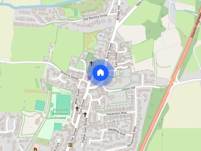Apartment for rent in Gluvian, St Columb Major