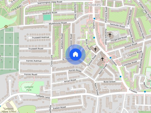 Apartment for rent in Crookes, Sheffield