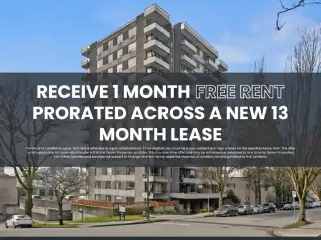 Apartment for rent in Vancouver, British Columbia