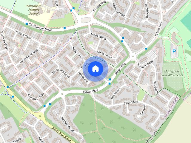 House for rent in Panshanger, Fretherne