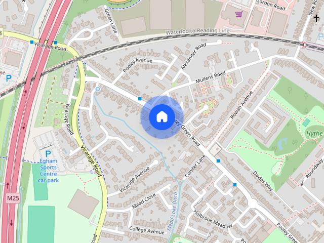 Room for rent in Pooley Green, Row Town