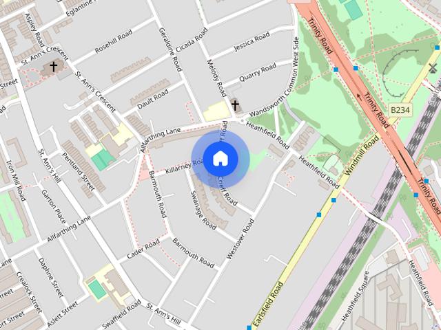 House for rent in Earlsfield, Greater London