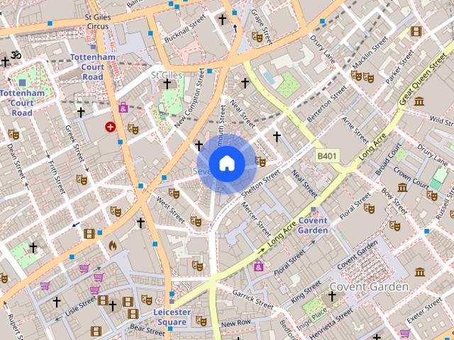 Apartment for rent in Seven Dials, Bloomsbury