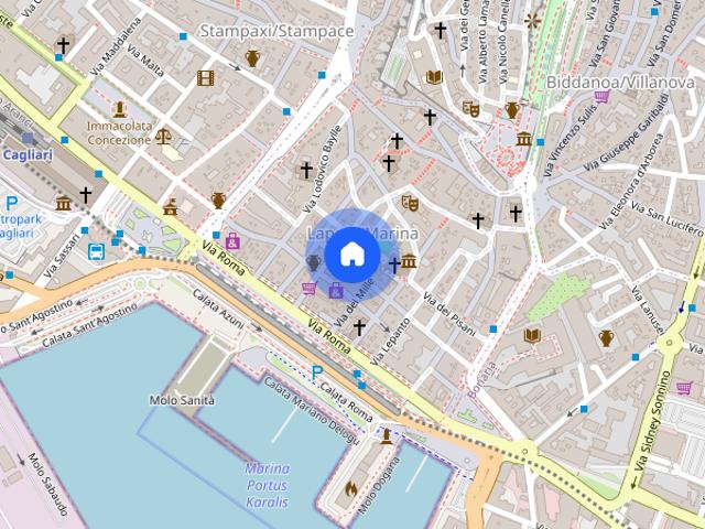 Appartamento in affitto a Lapola/Marina, Cagliari