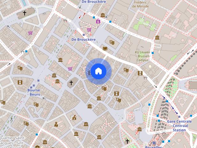 Appartement location à Quartier du Centre - Centrumwijk, Bruxelles - Brussel