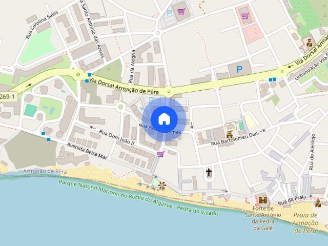 Apartamento alugar em Armação De Pêra, Faro