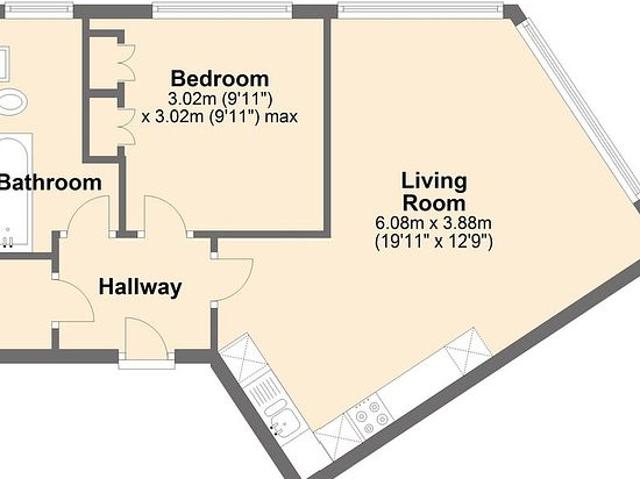 Apartment for rent in Riverside, Sheffield