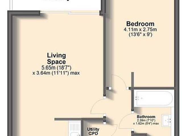Apartment for rent in Saint Vincent's, Sheffield