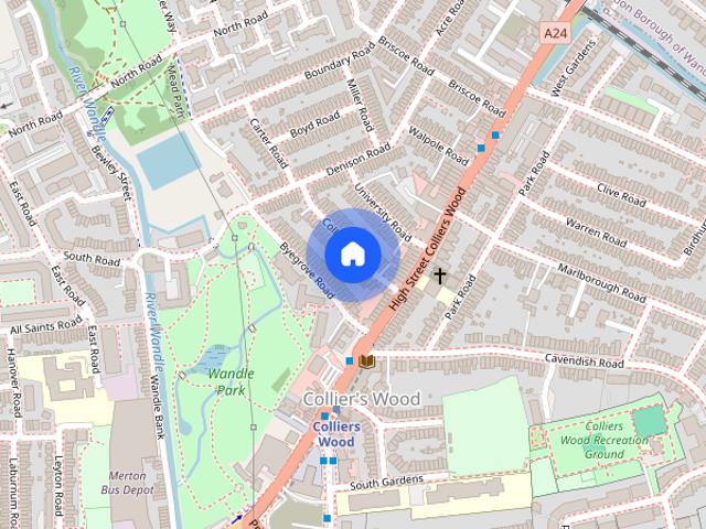 Apartment for rent in London Borough of Merton, Collier's Wood