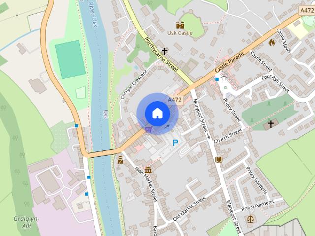 Apartment for rent in Llanbadoc, Wales
