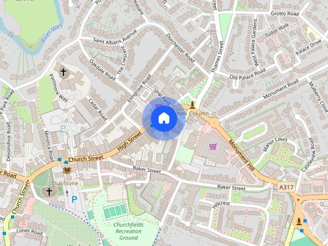 Apartment for rent in Weybridge, Elmbridge