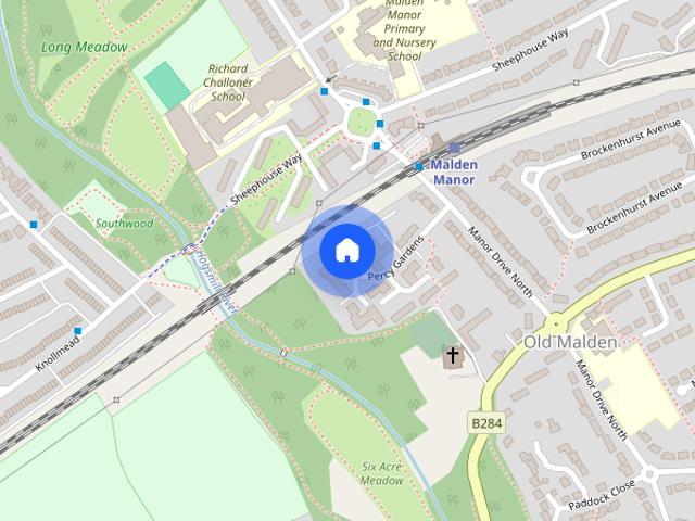 Apartment for rent in Old Malden, Greater London