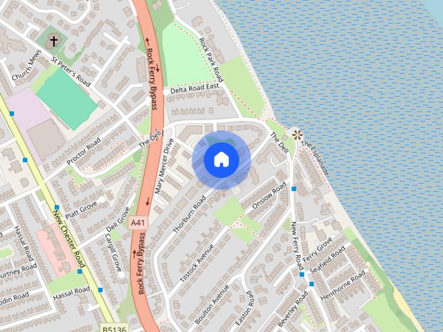 Apartment for rent in Rock Ferry, New Ferry