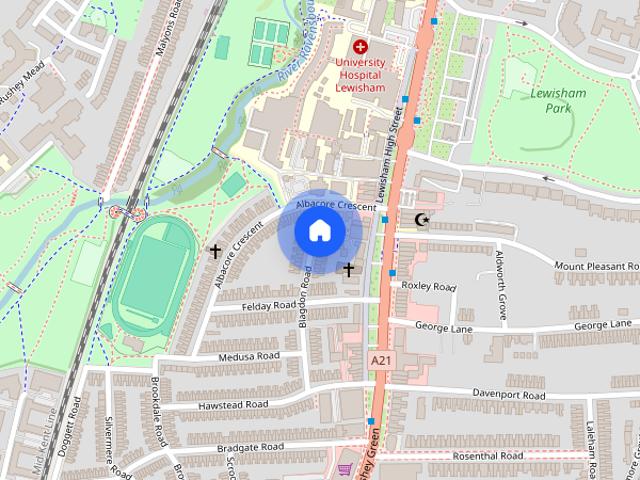 Apartment for rent in London Borough of Lewisham, Ladywell