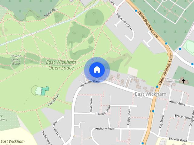 Apartment for rent in East Wickham, Greater London