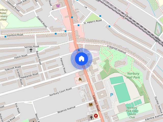 Apartment for rent in London Borough of Croydon, Norbury