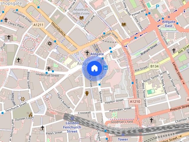 Apartment for rent in Aldgate, Greater London