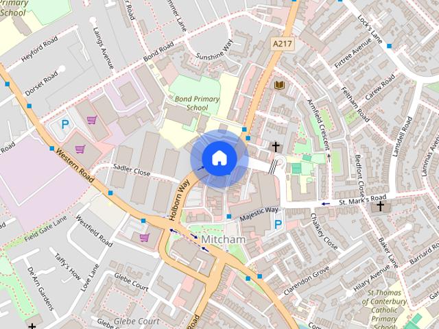 Apartment for rent in London Borough of Merton, Mitcham