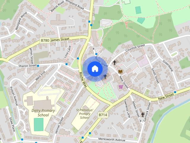 Apartment for rent in Drakemyre, Dalry