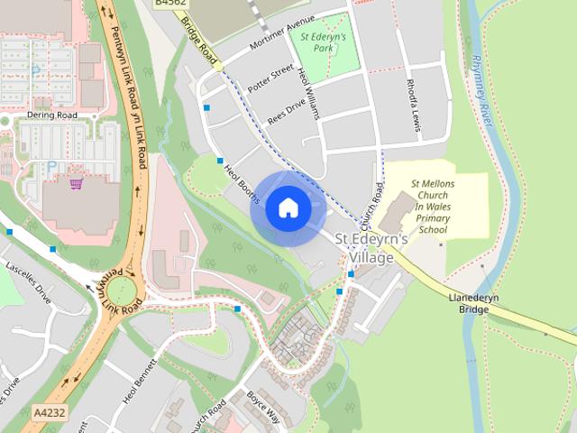 Apartment for rent in Old St. Mellons, Falcon Lodge