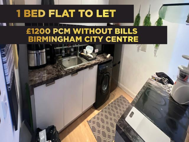 Flat for rent in Digbeth, West Midlands