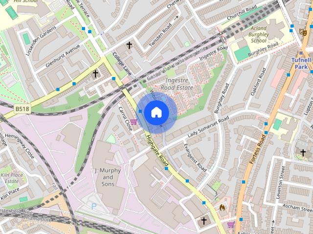 Apartment for rent in Dartmouth Park, Greater London