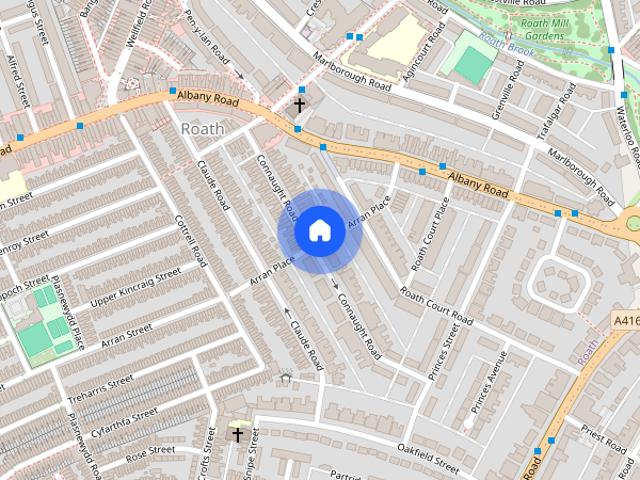 Apartment for rent in Plasnewydd, Falcon Lodge