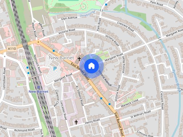 Townhouse for rent in New Barnet, Greater London
