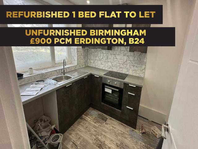 Flat for rent in Gravelly Hill, West Midlands