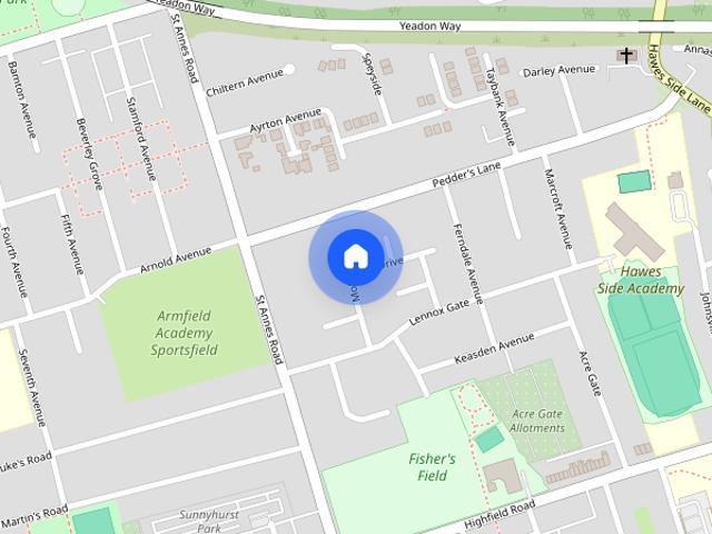 Apartment for rent in Hawes Side, Blackpool