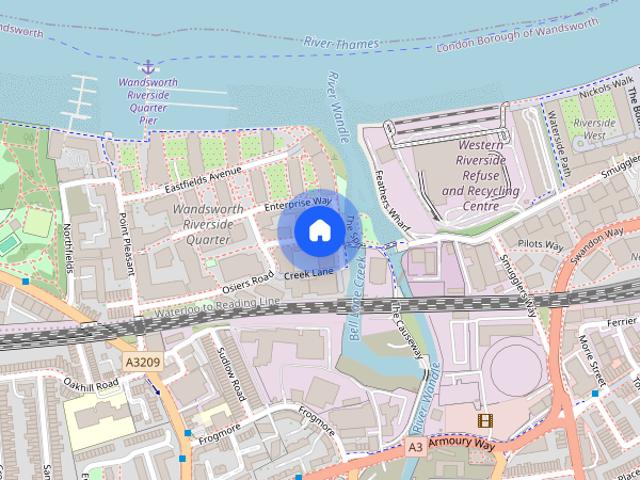 Apartment for rent in Wandsworth Riverside Quarter, Greater London