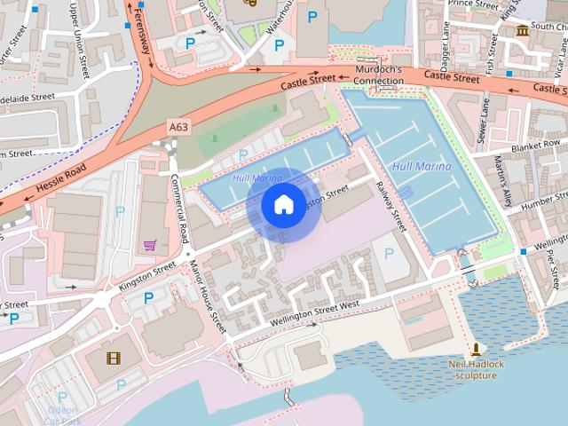 Apartment for rent in Old Town, Hull