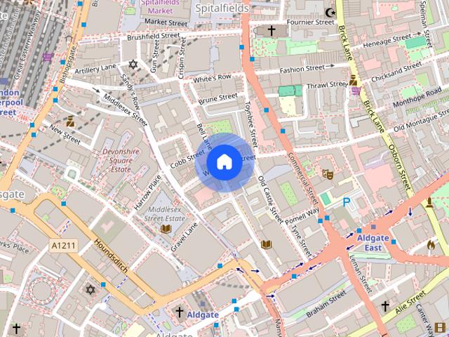 Apartment for rent in Spitalfields, Whitechapel