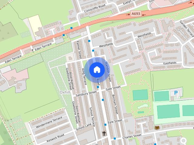 Apartment for rent in Quaking Houses, Stanley