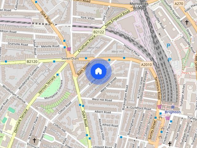 Townhouse for rent in Round Hill, Brighton & Hove