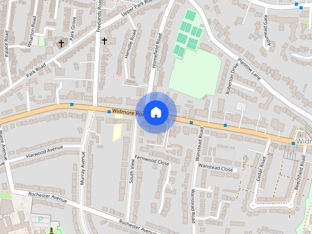 Townhouse for rent in Widmore, Greater London
