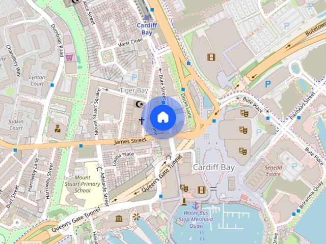 Apartment for rent in Cardiff Bay, Falcon Lodge