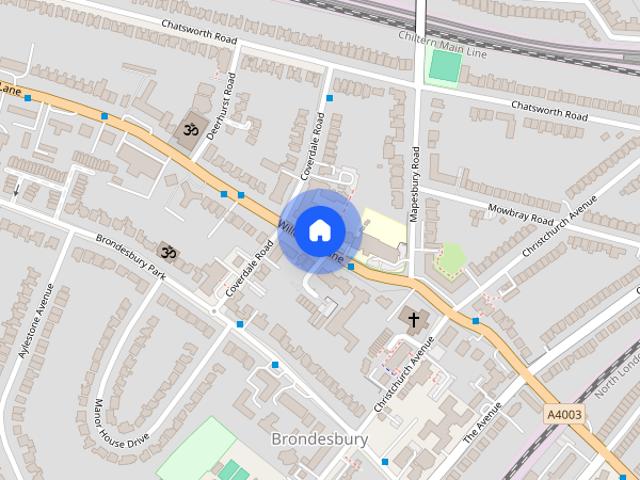 Apartment for rent in Brondesbury, Greater London