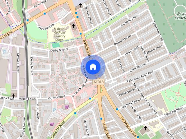 Apartment for rent in Westoe, South Shields