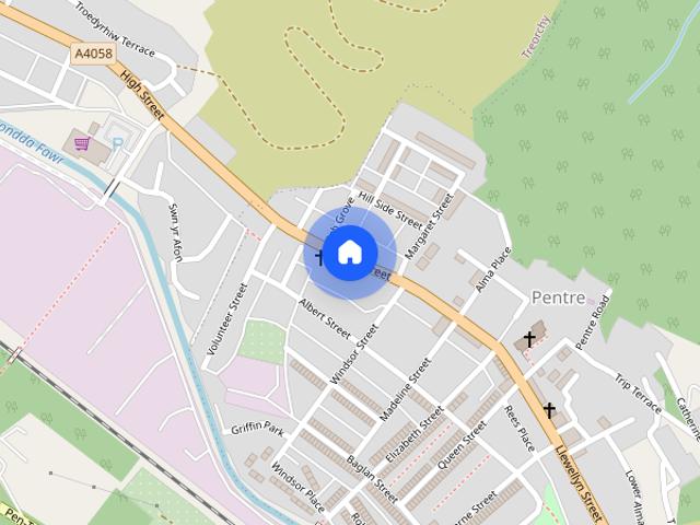 Apartment for rent in Pentre