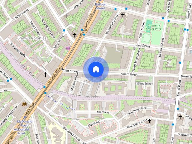 Apartment for rent in Hillside, Leith