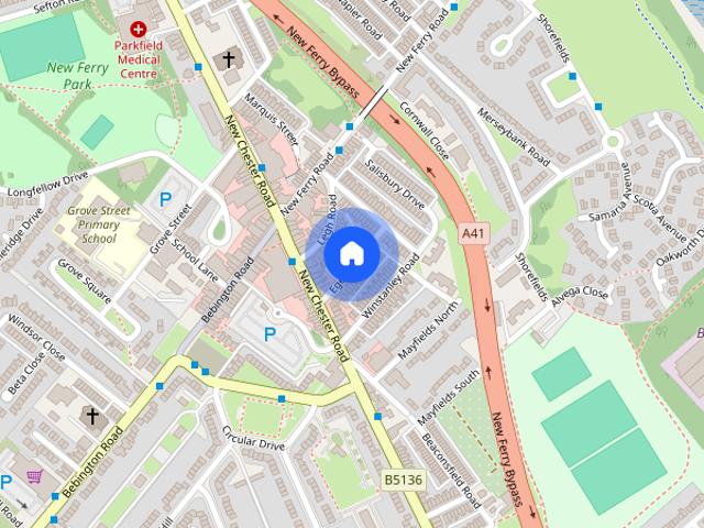 Apartment for rent in Lower Bebington, New Ferry