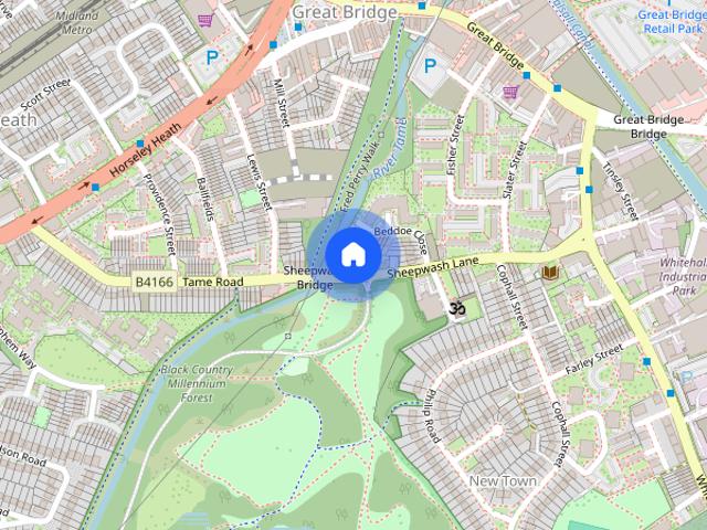 Apartment for rent in Great Bridge, Wednesbury
